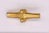 Conical gold Bead